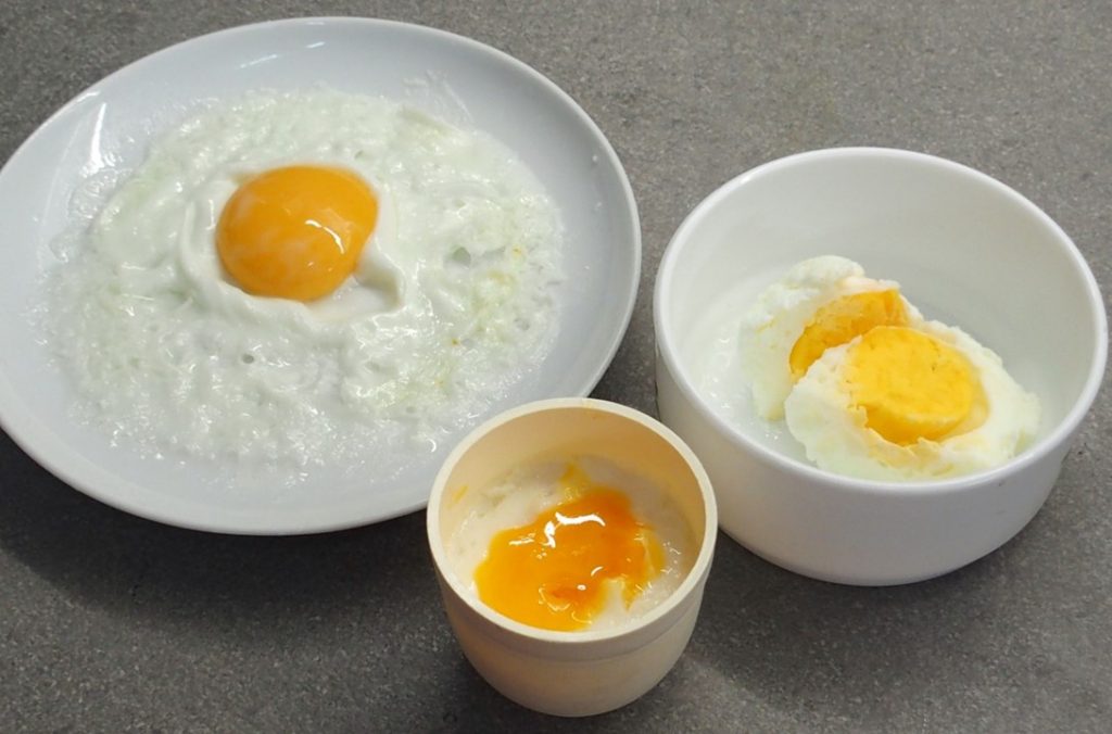 Huevos al plato en 4 minutos, receta para microondas